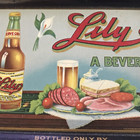Lily Beer Vintage Tip Tray  Rock Island Brewing Co   Rock Island  Illinois