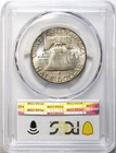 1948 50c Franklin Silver Half Dollar Pcgs Ms64fbl - Toned   Lustrous