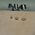 Steel Craft Japan - 3-piece Undercut Beveler Stamp Set  leather Stamping Tools 