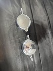 Vintage Krome Kraft Farber Bros Chrome Footed Creamer   Sugar Bowl W  Lid
