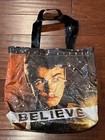 Justin Bieber 2012 Believe Tour Concert Large 14 X 15 5 Vinyl Purse Tote Bag