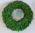 16  Preserved Real Boxwood Wreath Home Door Decor  Martha Stewart Home  New 