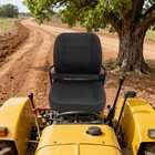 Universal Forklift Seat Tractor Seat With Armrest   Safe Belt Riding Mower Seat