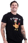 Ann Arbor T-shirt Co  F Caw F Shirt - Funny Rude Chicken Saying Men s Novelty