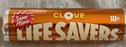 Vintage 1970   s Clove Life Savers Candy Roll  Unopened  New Old Stock Mint Cond  
