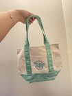New Trader Joe   s Mini Pastel Canvas Tote Bag Set Of 4 Colors Easter Holiday