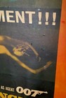 1965 Goldfinger Original Movie Poster 40x60 Style Y Board Bond 007 Sean Connery