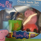 New Peppa Pig Kids Travel Toothbrush  Holder   Rinse Cup Great Smile Set Gift