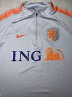 Netherlands 2018 Football Soccer Training Squad Drill Top Nike 899201-016 Sz M
