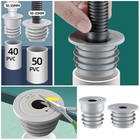 Recdec 2 Pack Washing Machine Drain Hose Seal Plug Odorfree Silicone Sealing    
