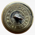 Usa Civil War Button 25mm     Eagle   Stars     Firmin London 153 Strand     Rare