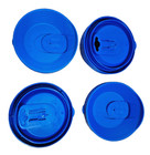 Tervis Tumbler 16 Oz  Travel Lid s With Slider Genuine Blue 4 Pack