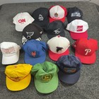 Hat Cap Lot Mens One Size Multi Mlb Nfl Ncaa Racing New Era John Deere Pennzoil