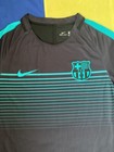 Barcelona 2016-2017 Pre-match Football Shirt Soccer Jersey Nike Sz l