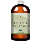 Black Seed Oil Organic 100  Pure Unrefined Raw Cold Pressed Cumin Nigella Sativa