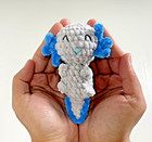 Handmade Stuffed Toy Amigurumi Soft Plushie Unique Gift Crocheted Cute Figurine