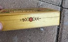 Vintage Russian Hand Made Carved Painted Trinket Box Wood Wooden Ussr Soviet