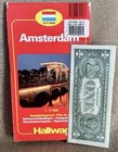 Hallwag  vintage 2000   city Map Of Amsterdam  Netherlands 