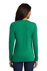 Port   Company Lpc54ls Womens Long Sleeve Cotton Crew Neck Stylish T-shirt