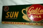 Antique Sun Drop Golden Cola Soda Metal Coffee Cup Store Art Advertising Sign A 