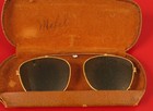 Vintage Ao American Optical Clip On Green Pilot Sunglasses Retro Cool Look Rare