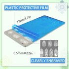  3pcs Glass Window Nail Art Templates  79 Patterns Flower Window Mini Flower 