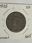1833 Braided Hair Large Cent Nice Original Coin Free Shipping