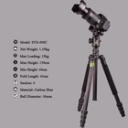 Professional  Sys500c Carbon Fiber Dslr Camera Tripod Monopod Ballhead Heavyduty