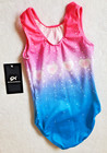 Gk Elite Gymnastics Leotard Child Medium Cm Competition Dance Hearts Costume