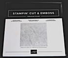 New Stampin  Up Painted Posies 6 x 6  3d Embossing Folder Floral Background