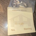 Nos Hughes House A-125 Sterling Silver Vintage Clasp Keychain - Unopened 925