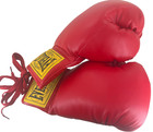 Everlast Red Lace Autograph Boxing Gloves