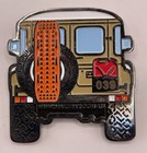 Maxtrax Accessories Enamel Dash Coin Double Sided Toyota Land Cruiser 1 5x 1 38   