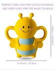 Teething Toy  Bee Teether For Baby Bpa-free Silicone Free 100  Natural Rubber