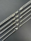 Men s Franco Chain Stainless Steel Necklace Best Quality  18-30  3-8mm Heavy 