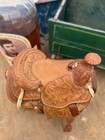 Miniature Saddle Salesman Sample Superior Detail Tooled Western Ranch Cowboy