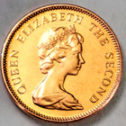 British Falkland Islands Coin 1998 1 Cent Gentoo Penguins - Km 2a - 20mm - Bu