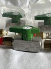1 4  Swagelok Ss-2p4t4 2 Way Plug Ball Valve X 5 Nos
