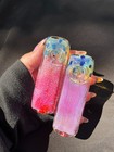 4  Fumed Square Glass Pipe  Glass Spoon Pipe Free Usa Shipping