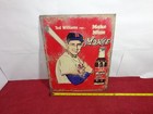 11x14 In Moxie Cola Soda Pop   Ted Williams Adv  Sign  Tin Metal Tacker - L 188t