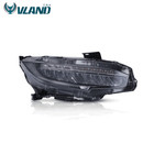 For 16-21 Honda Civic 10th Gen W  Led Sequential Drl Lights Projector Headlights