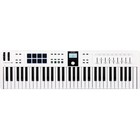Arturia Keylab Essential 61 Mk3 Keyboard Controller With Sustain Block White