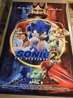 Sonic The Hedgehog 2  2022  Original Movie Poster - 27x40 - D s 