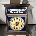 Knickerbocker Natural Beer Advertising Wall Clock Breweriana Clock