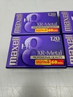 Lot Of 4 Maxell Xr-metal 120 Hi8 Digital 8 60 Minute Videocassettes Sealed New