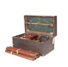 1865 Appareil Dubroni No  3 Oval Camera Outfit W case  Bottles  Pipettes  More