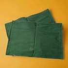 Tropical Palm Tree Placemats Pair Green Woven Table Linens Island Beach