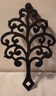 Vintage Unmarked Cast Iron Tree Of Life Trivet Wilton Style Family Tree 8 5 