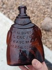    awesome    Van Dunck s Genever Coachman Dark Amber Figural Bottle 1800s