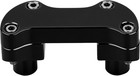 1 25    Handlebar Riser Top Clamp Kit 1 5  Tall For Harley Touring Models Black